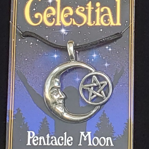 Pentacle Moon Celestial Amulet NWT